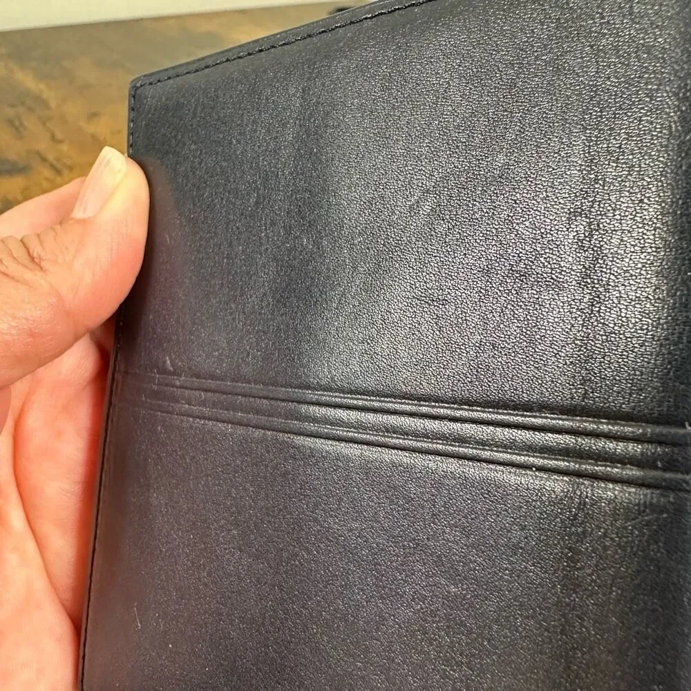 Givenchy 4G Logo Dark Navy Blue Vintage Wallet